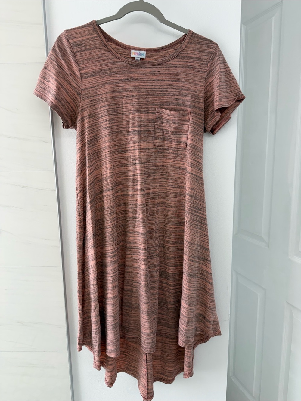 Lularoe Carly Dress Size XSmall Hi Low T-shirt Dress